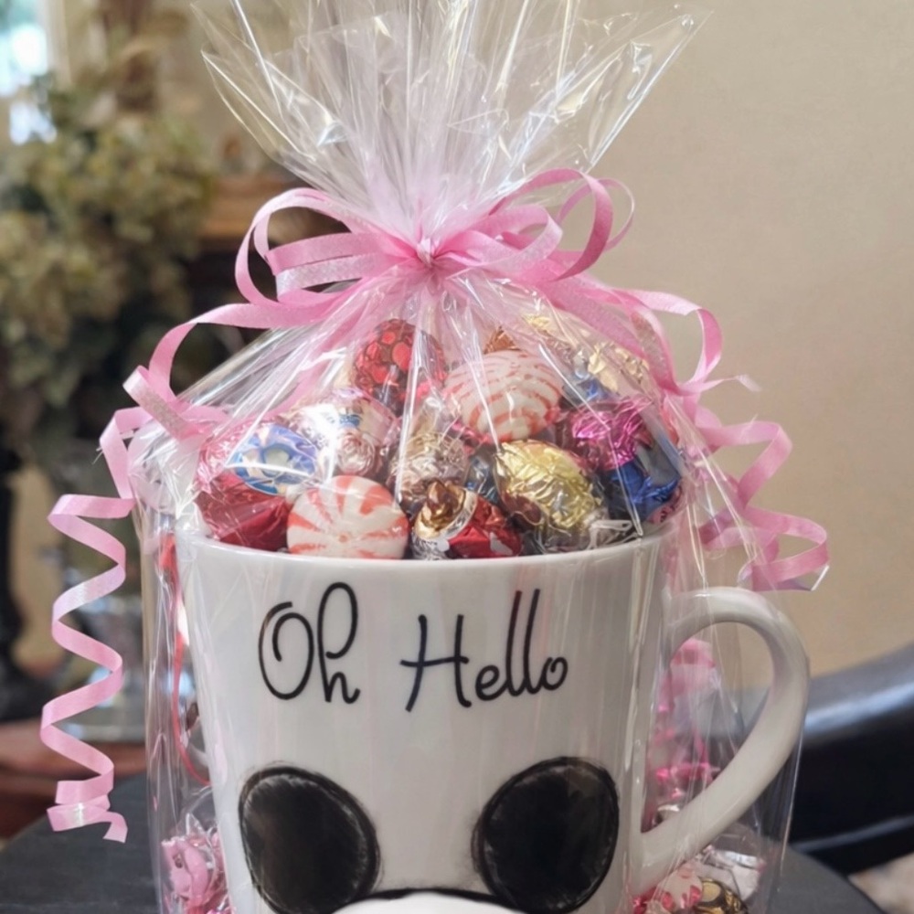 DISNEY MICKEY MOUSE OH HELLO STYLE COFFEE MUG CUP DISNEYLAND 14oz Valentine